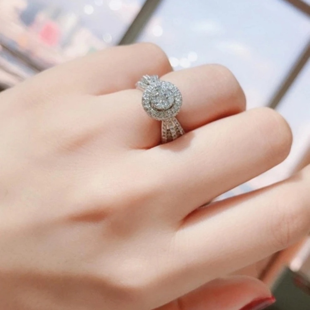WEDDING RING ID8 BRIDAL RING - Picture 3 of 5